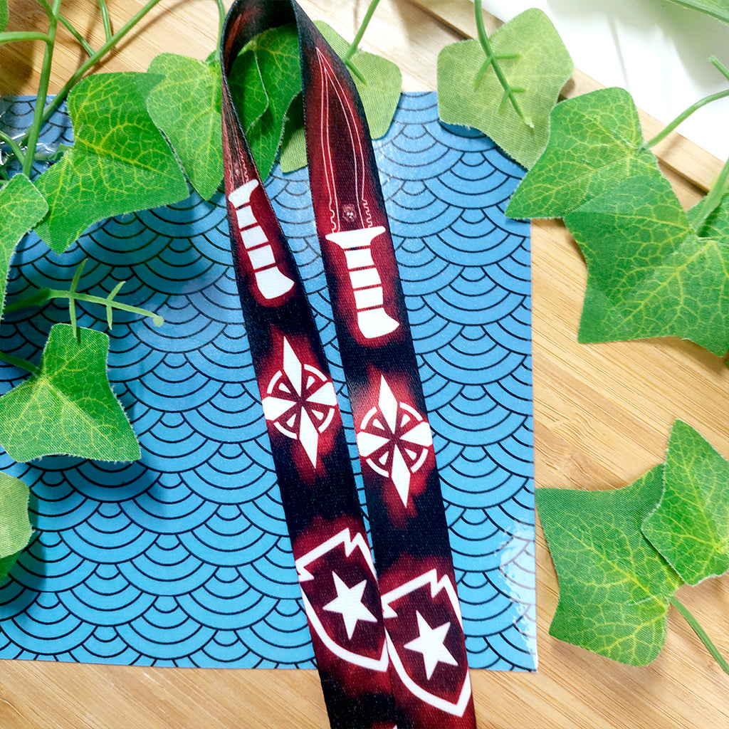 Horror Game Inspired Lanyard