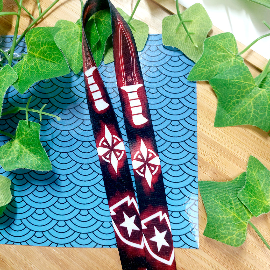 Horror Game Inspired Lanyard
