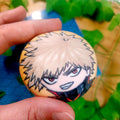 Short Tempered Hero Inspired Plush Badge