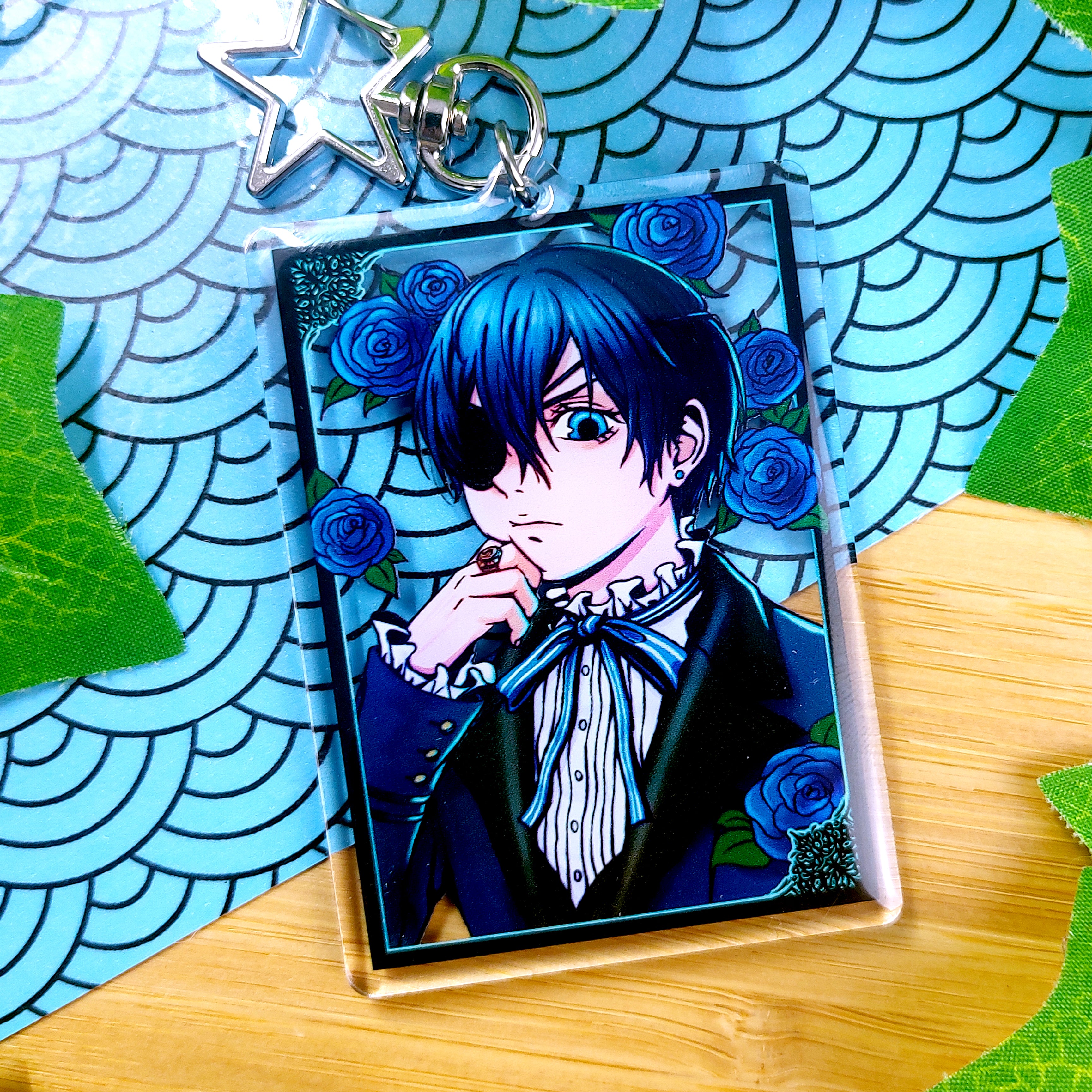 Butler Anime Inspired Keychain 2