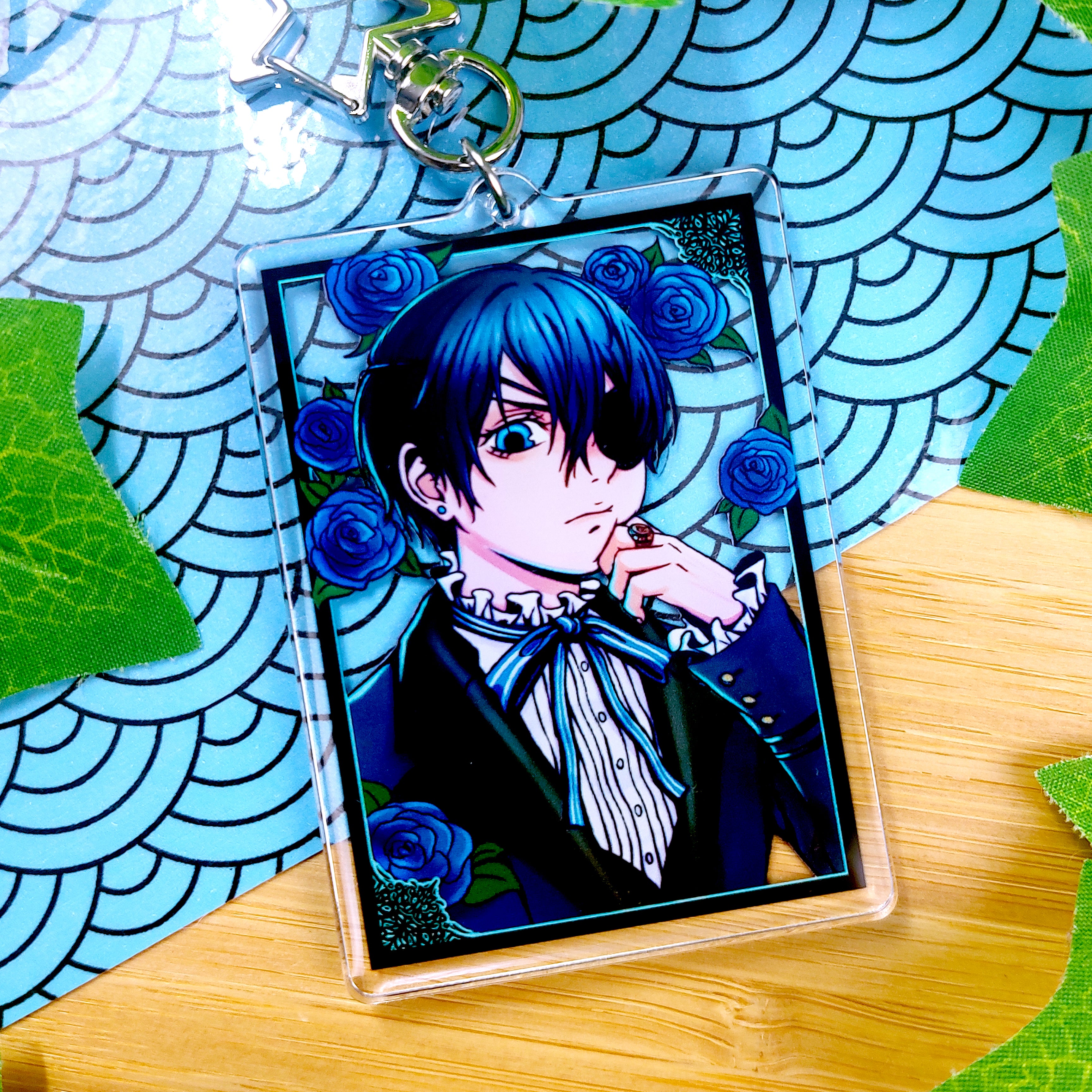 Butler Anime Inspired Keychain 2