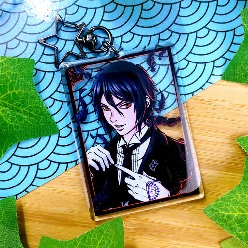 Butler Anime Inspired Keychain 1