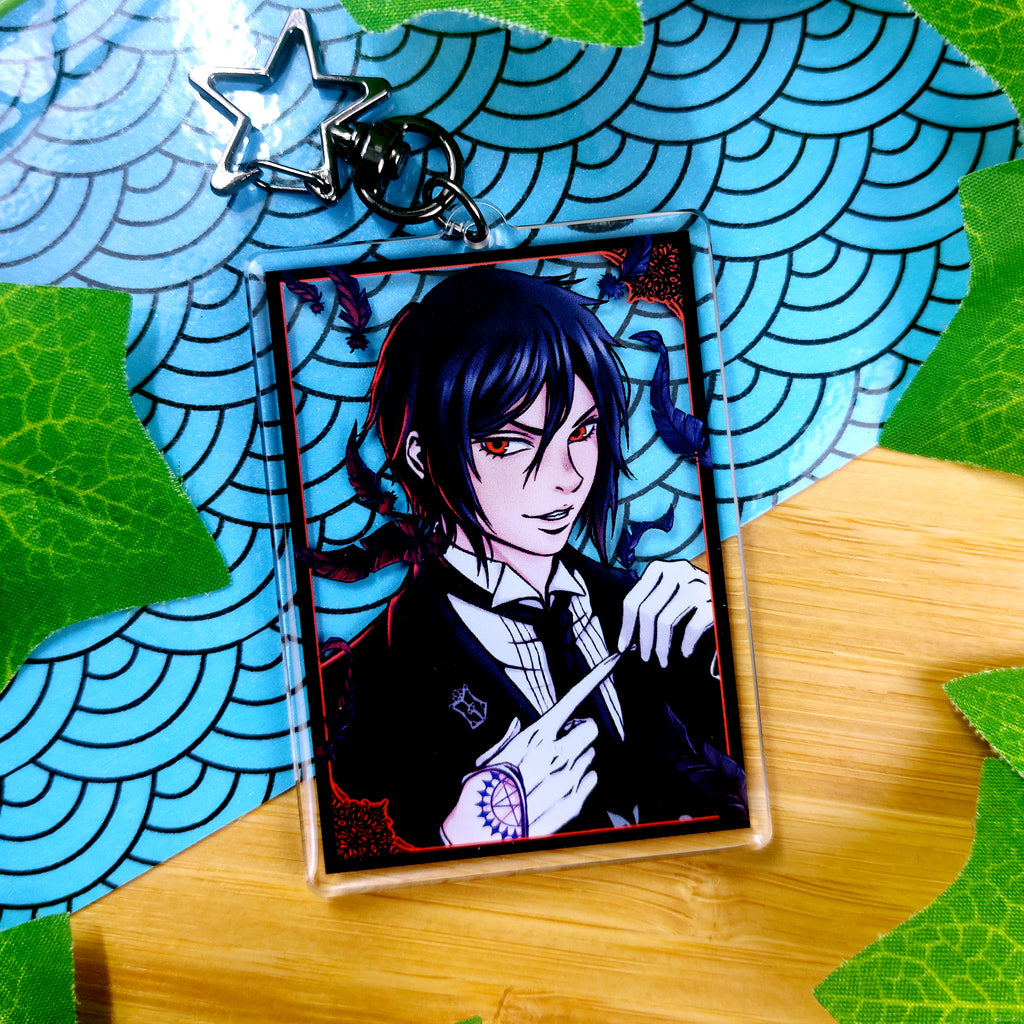 Butler Anime Inspired Keychain 1