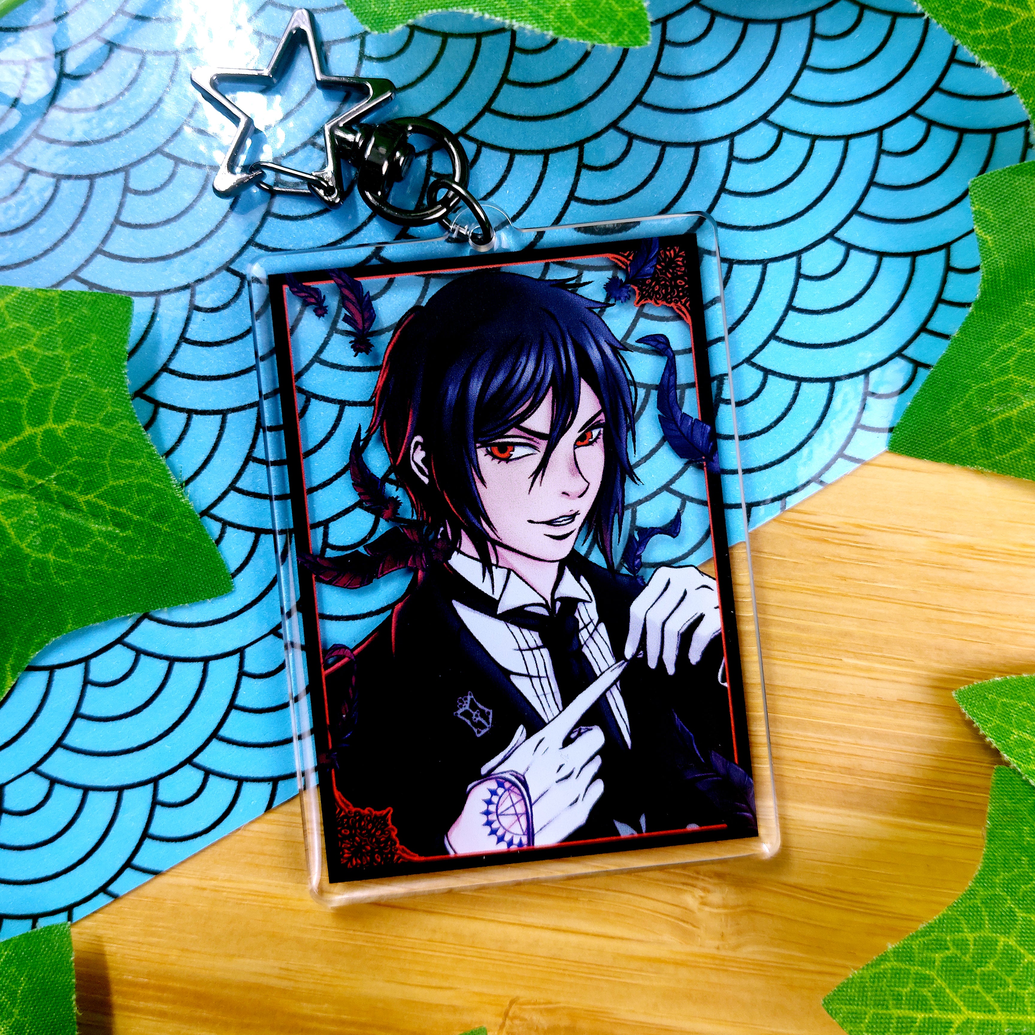 Butler Anime Inspired Keychain 1