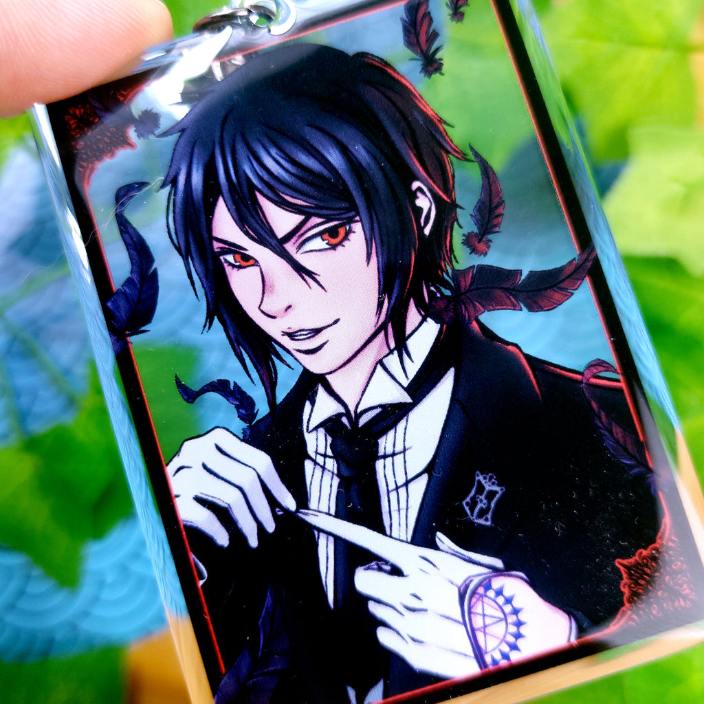 Butler Anime Inspired Keychain 1