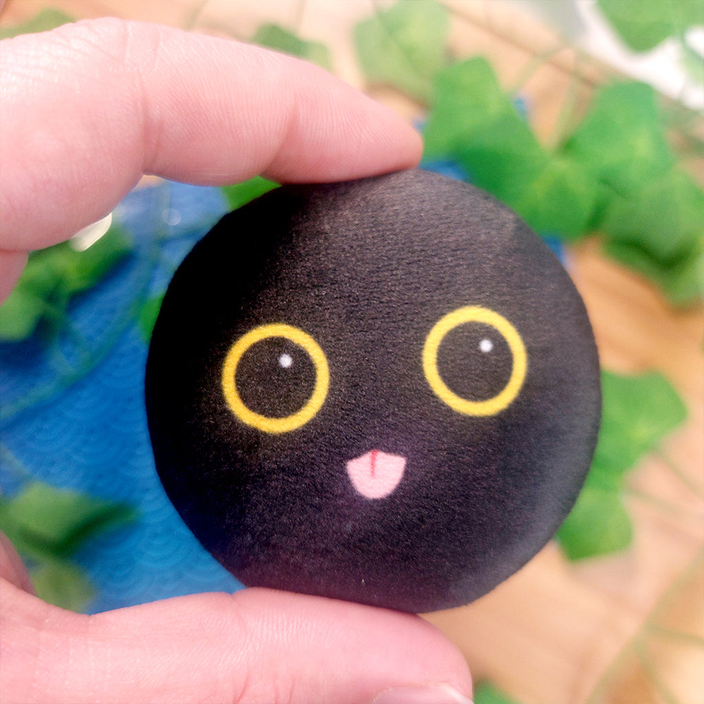 Bleh Cat Meme Plush Badge