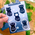 Relatable Funny Cat Sticker Sheets