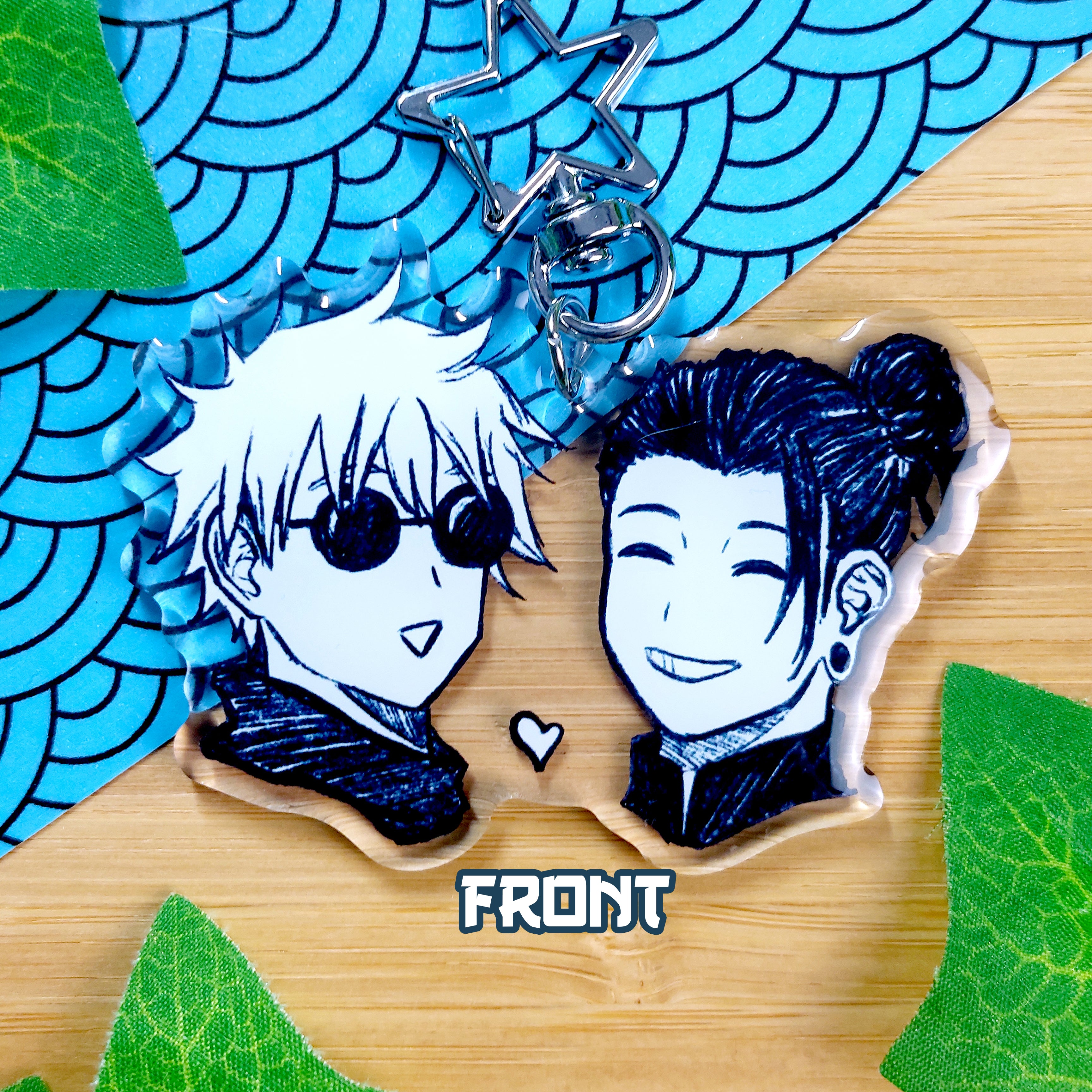 Cursed Sorcerer Anime Keychain 1
