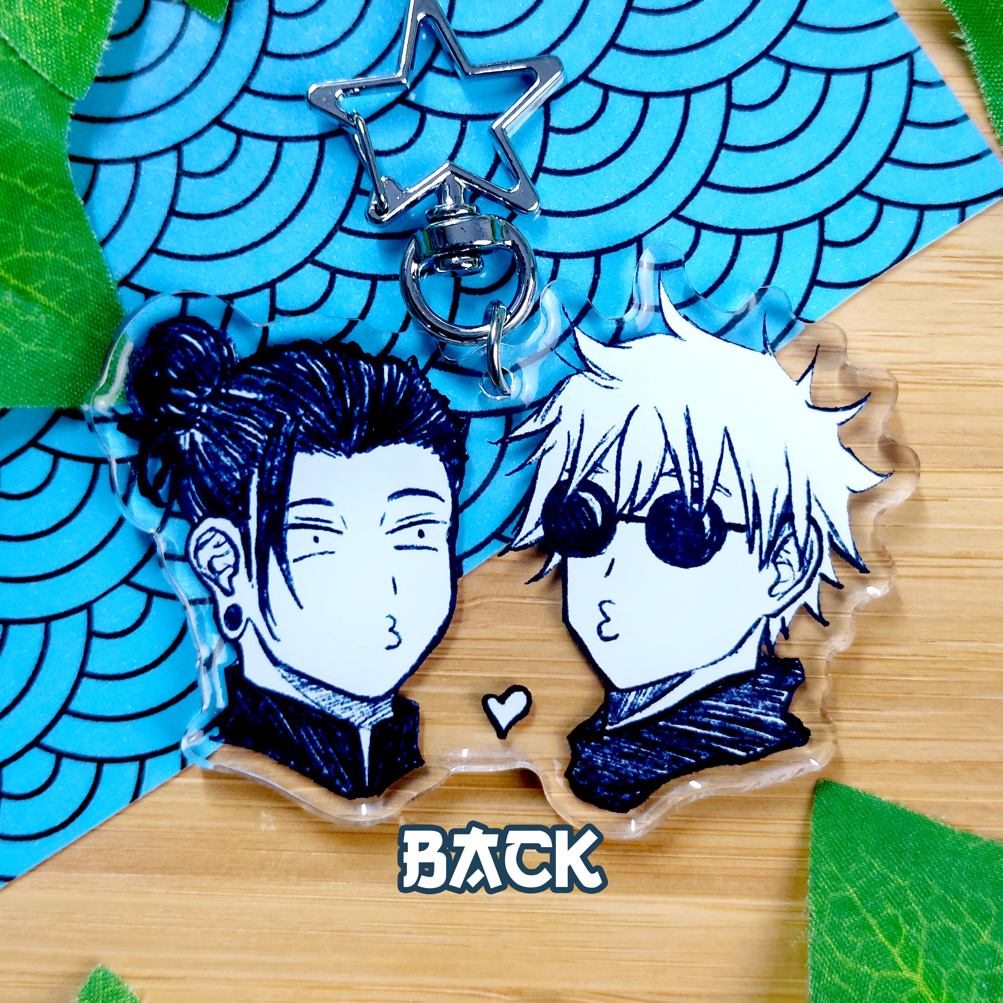 Cursed Sorcerer Anime Keychain 1