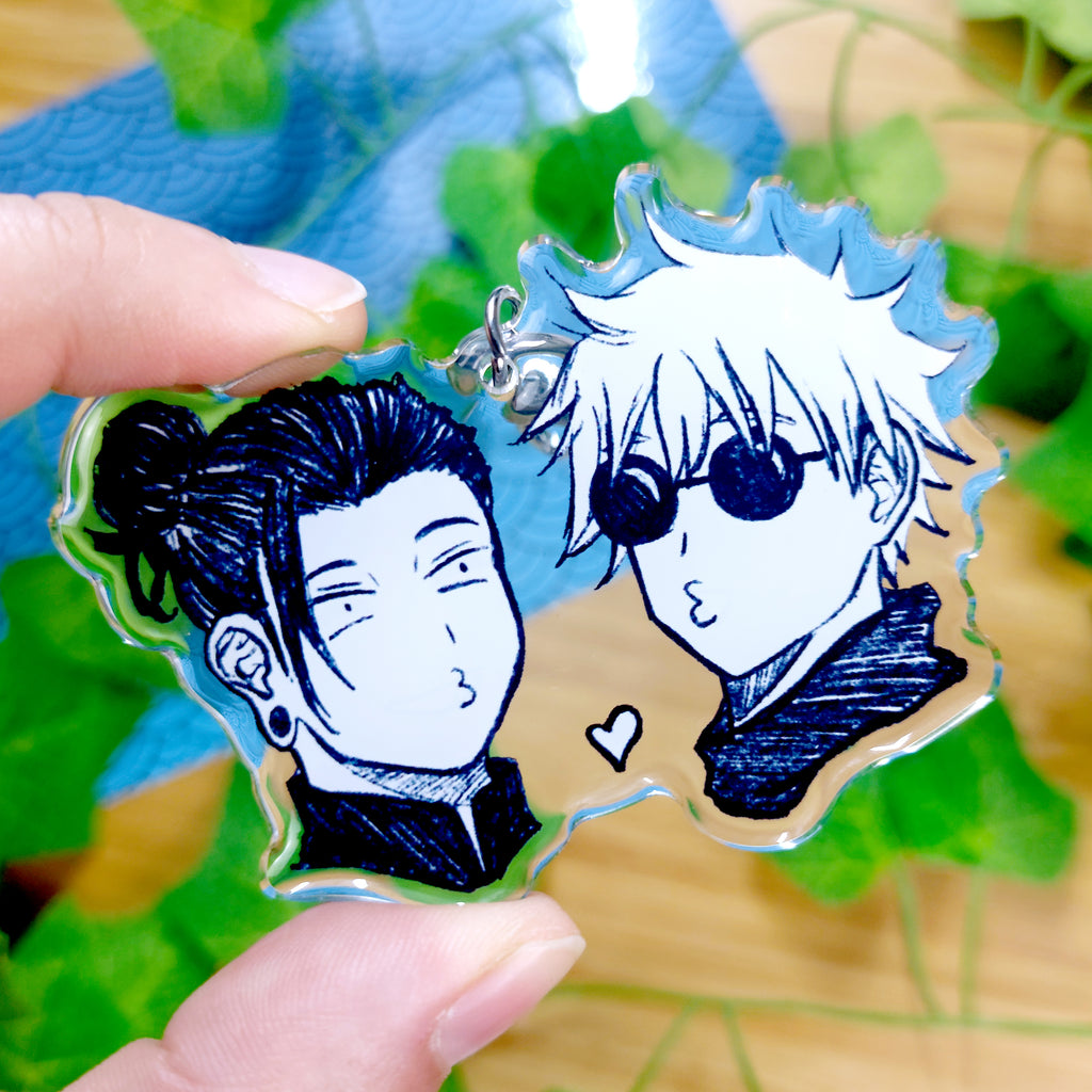Cursed Sorcerer Anime Keychain 1