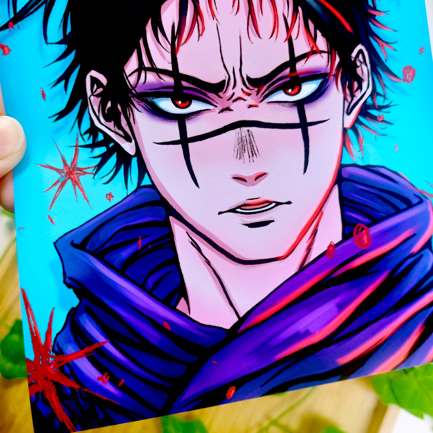 Curse Anime Inspired Print 7