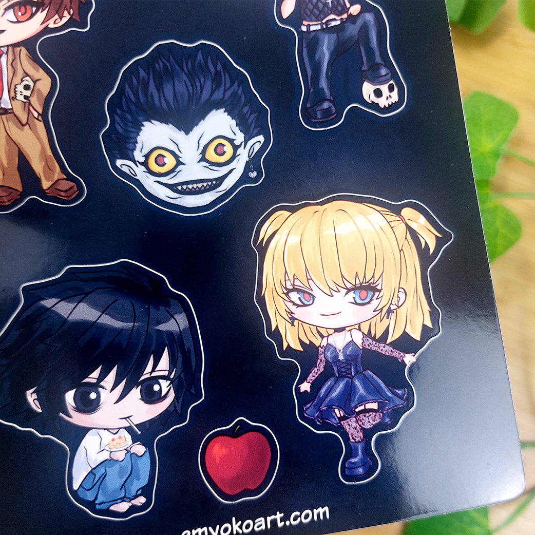 Nostalgia Anime Sticker Sheets