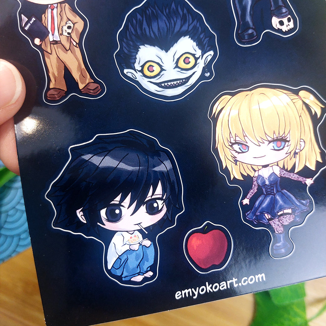 Nostalgia Anime Sticker Sheets