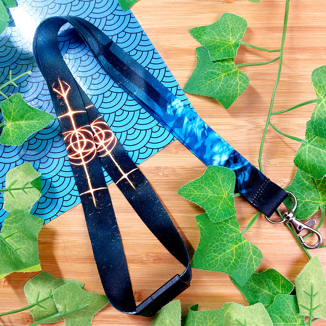 Dark Fantasy Game Inspired Lanyard