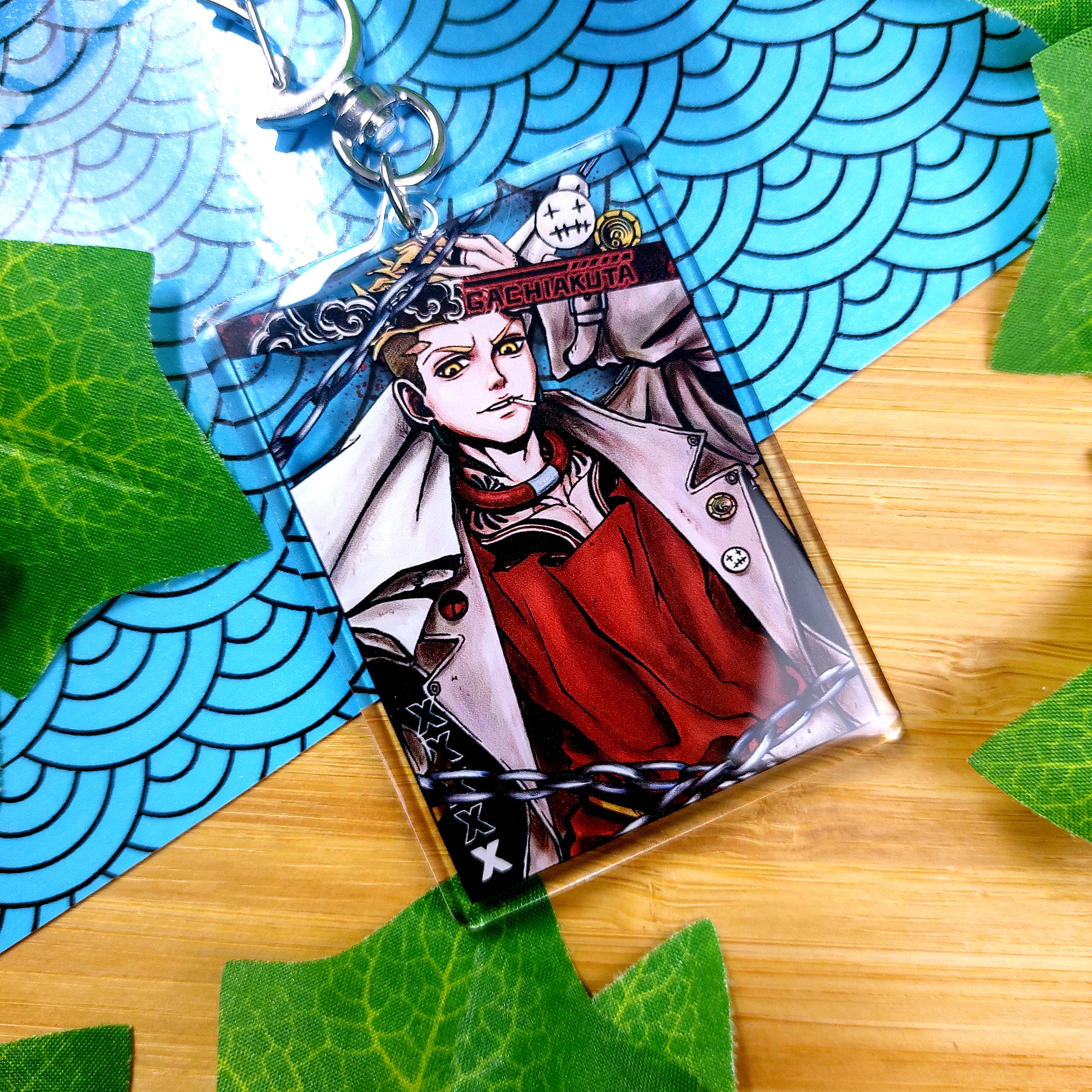 Trash Anime Inspired Keychain 1