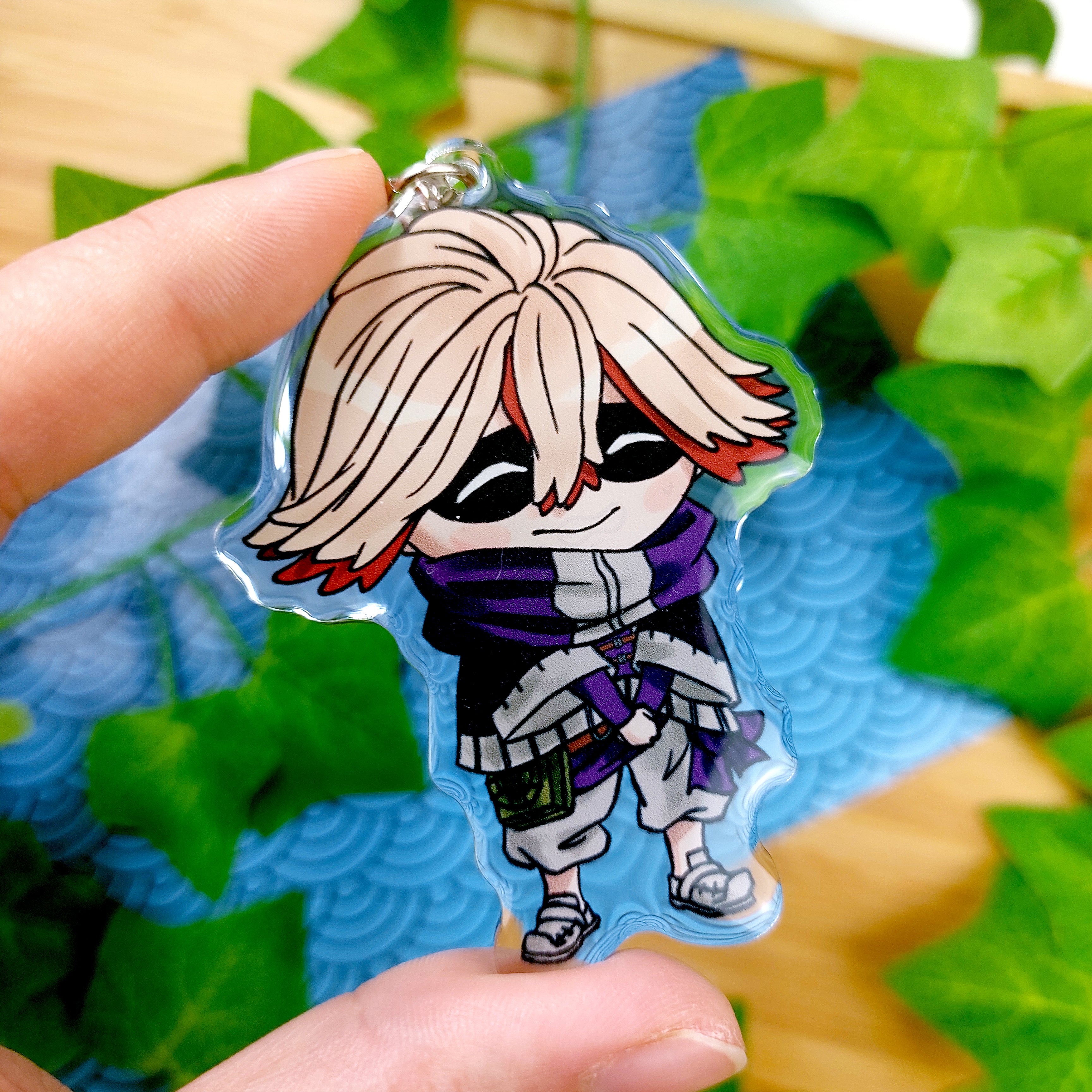 Trash Anime Chibi Keychain 2