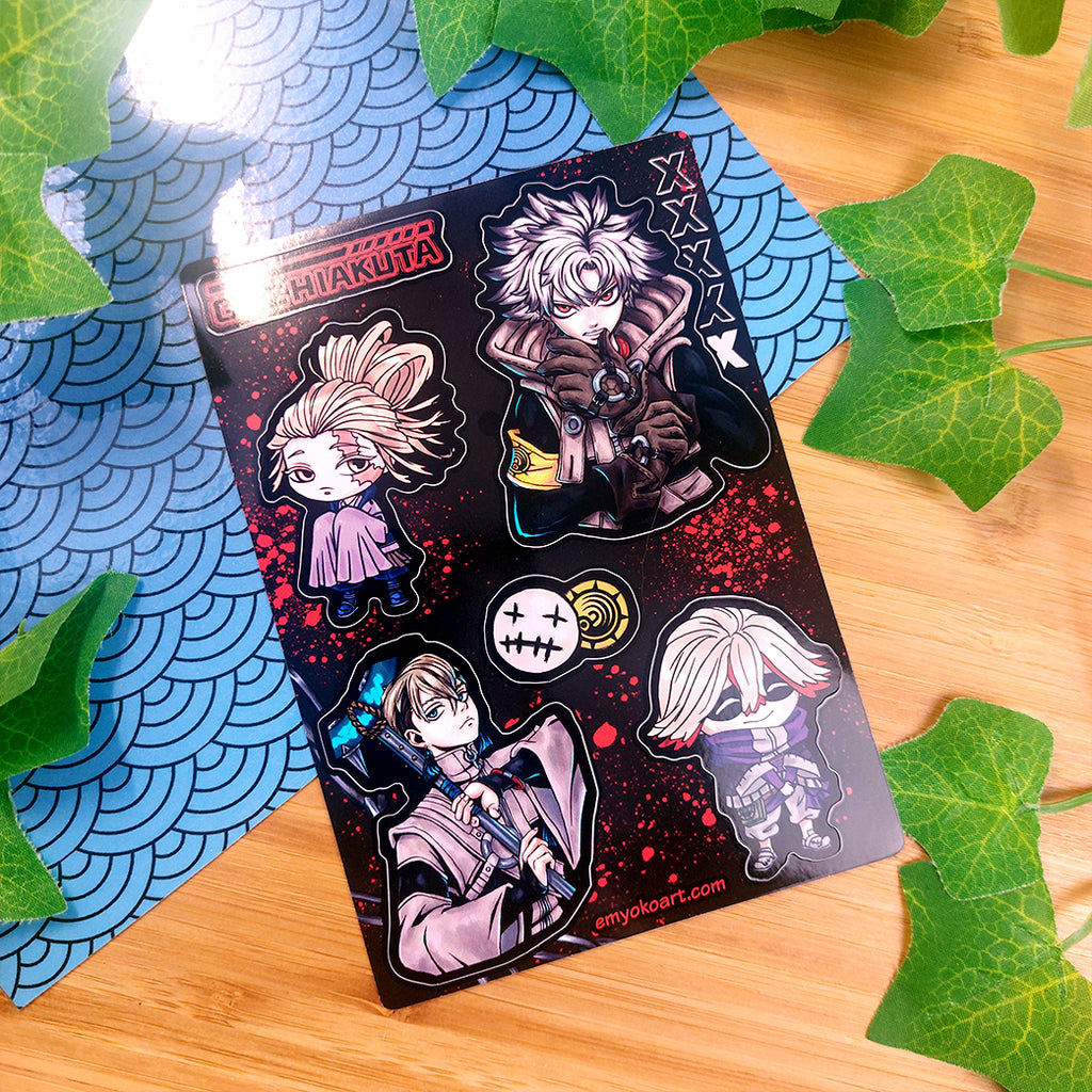 Trash Anime Sticker Sheets