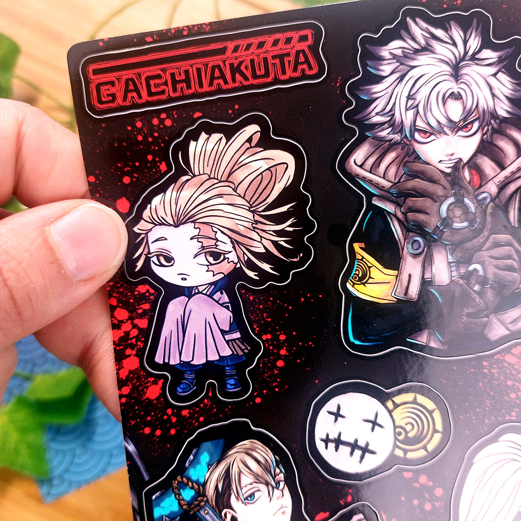 Trash Anime Sticker Sheets
