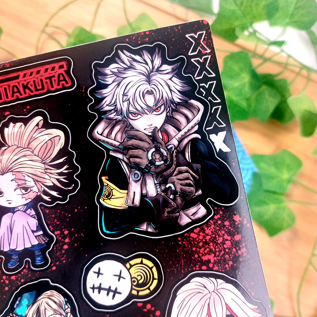 Trash Anime Sticker Sheets