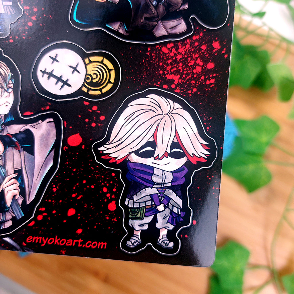 Trash Anime Sticker Sheets