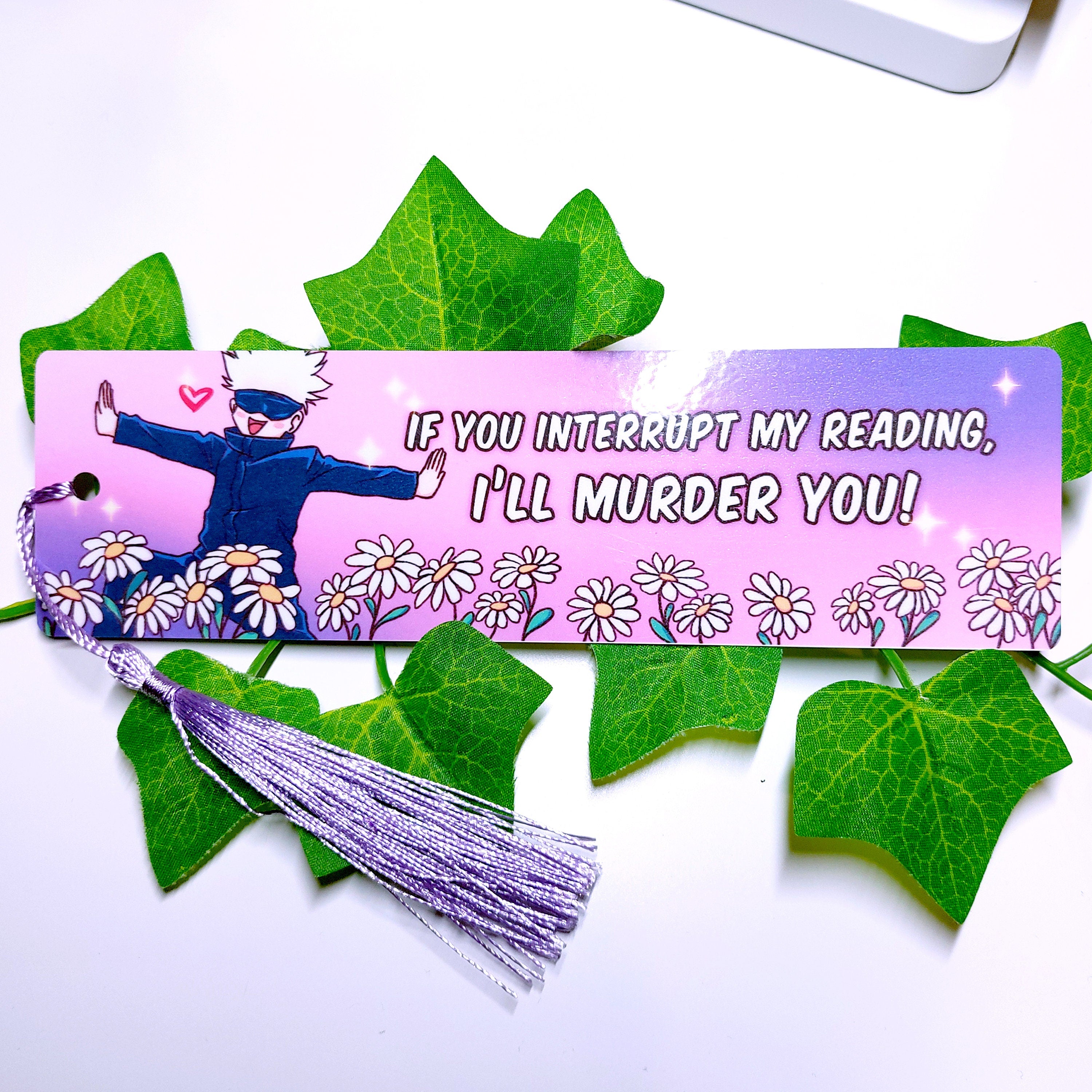 Funny Anime Inspired Bookmark