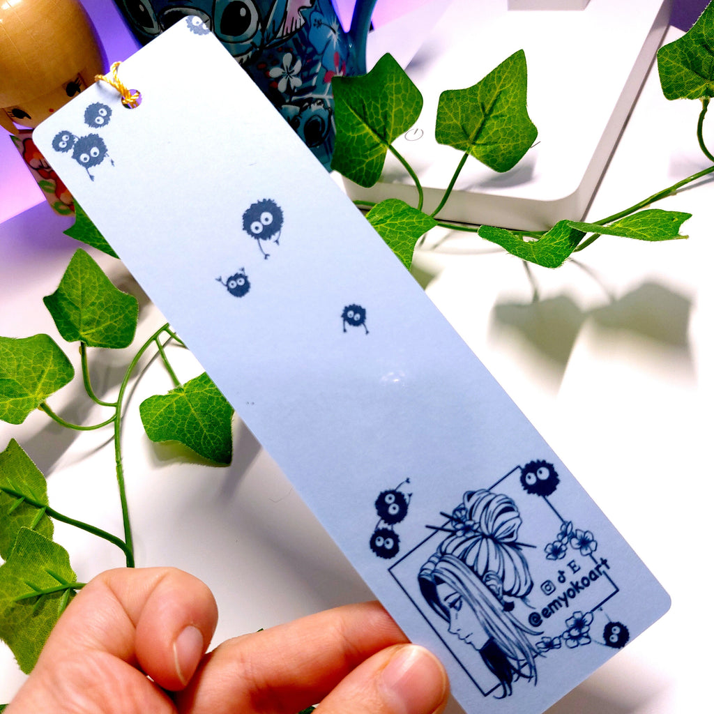 Cute Lantern Fire Spirit Bookmark