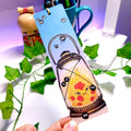 Cute Lantern Fire Spirit Bookmark