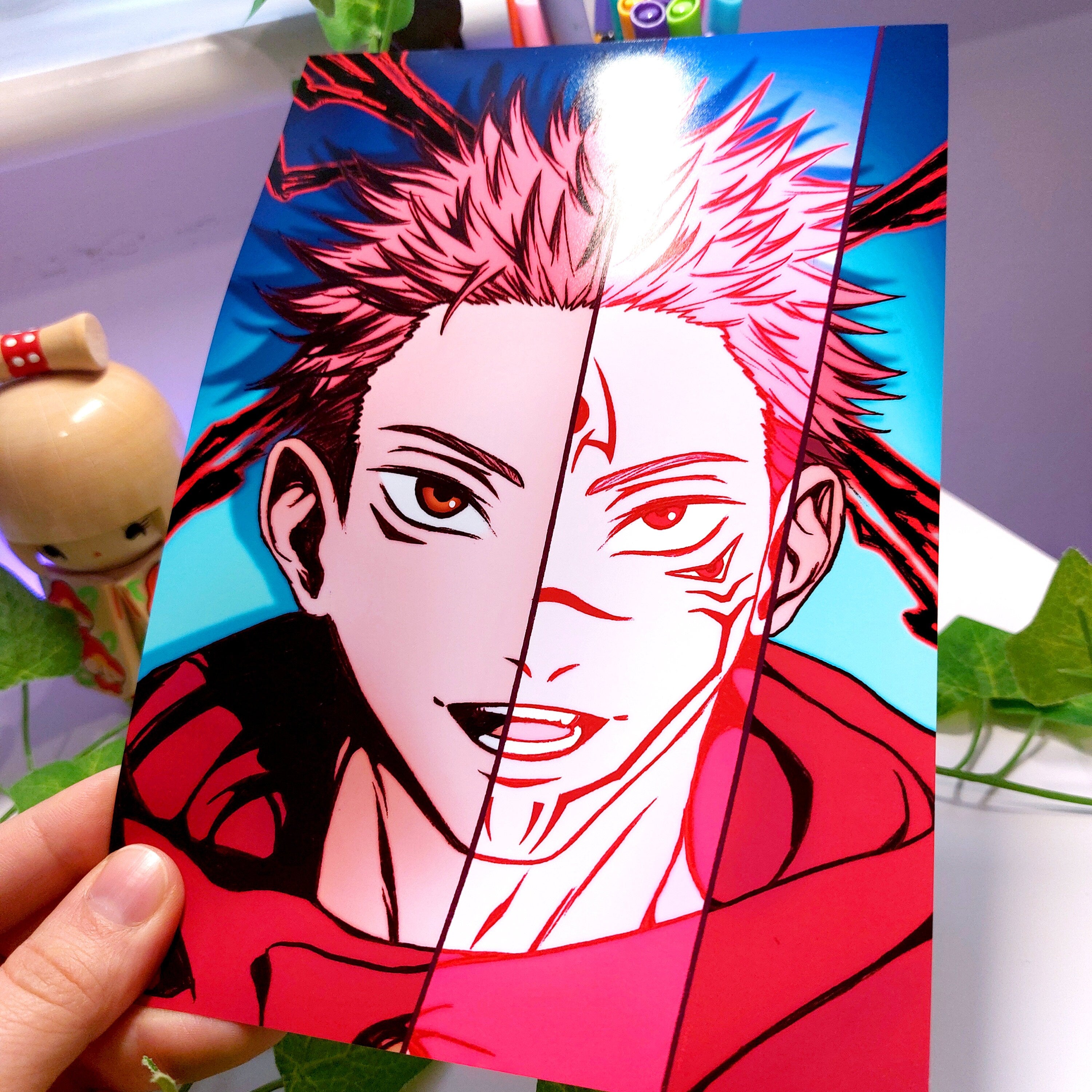 Curse Anime Inspired Print 1