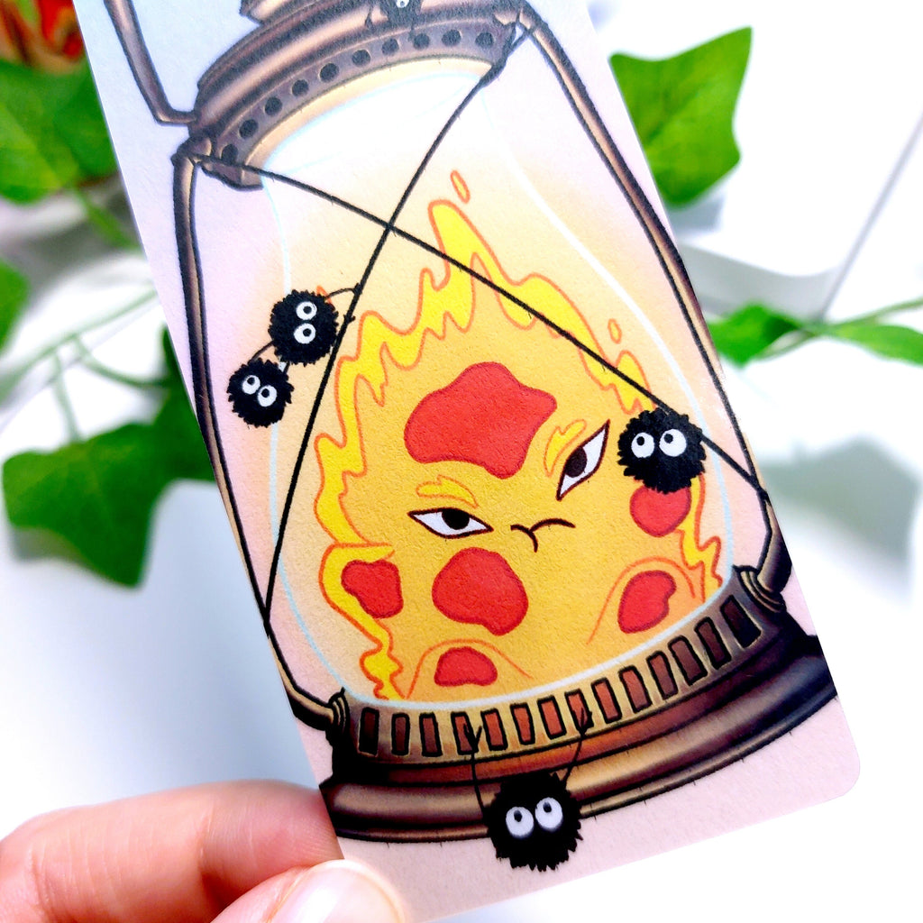 Cute Lantern Fire Spirit Bookmark