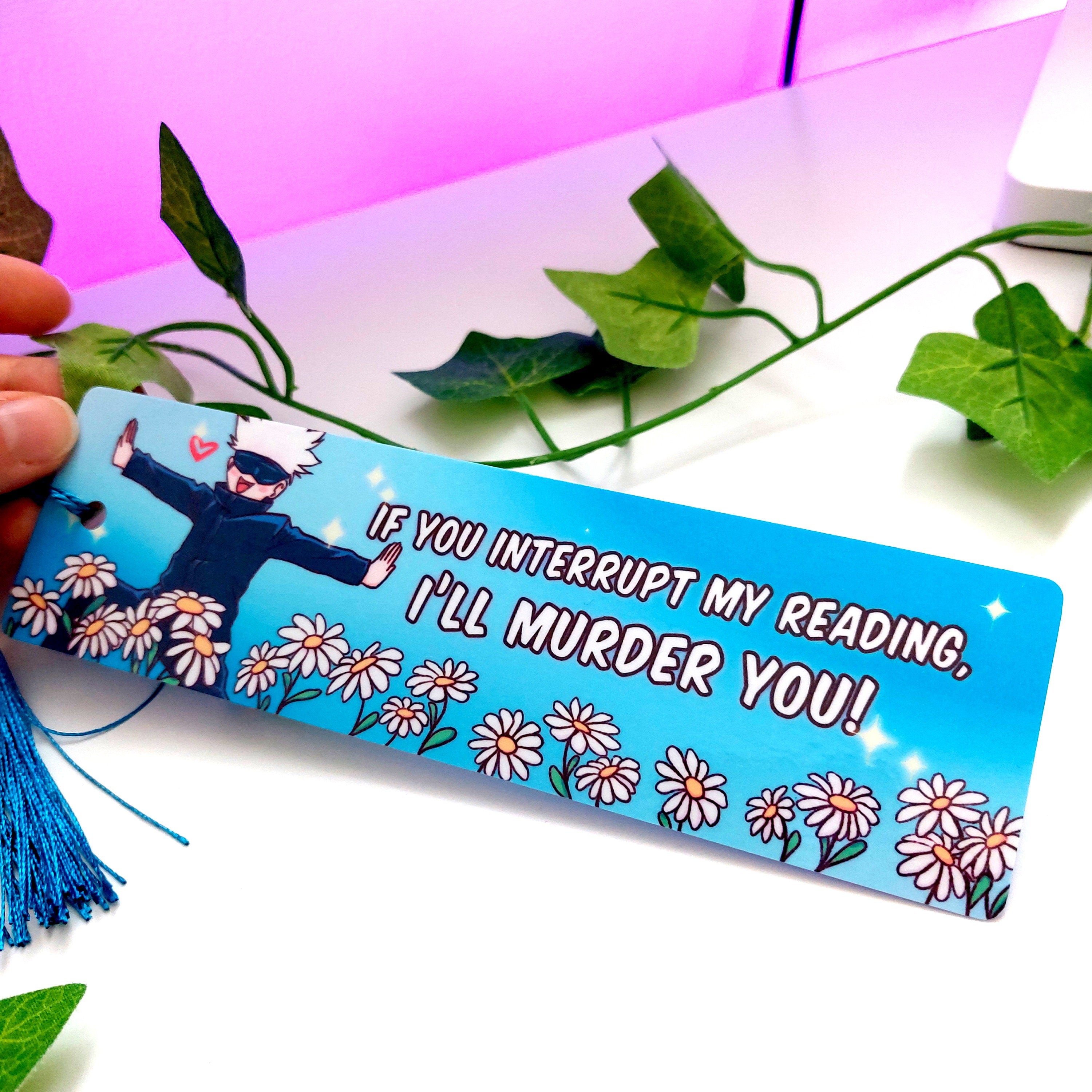 Funny Anime Inspired Bookmark