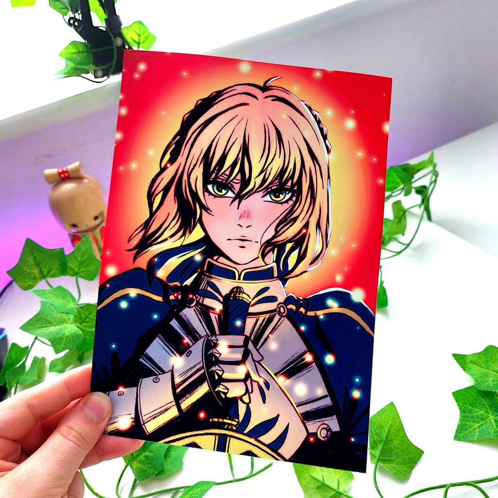 Knight Anime Inspired Print