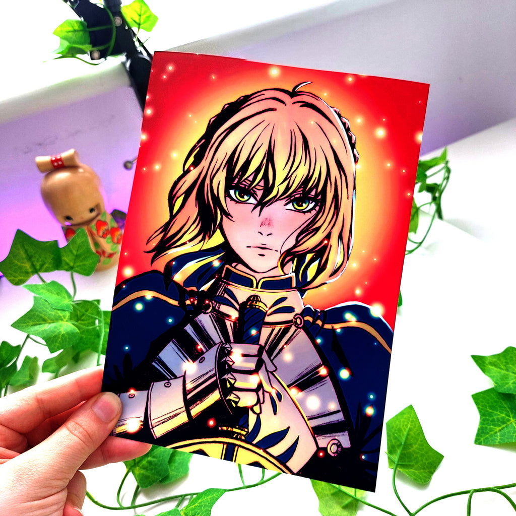 Knight Anime Inspired Print