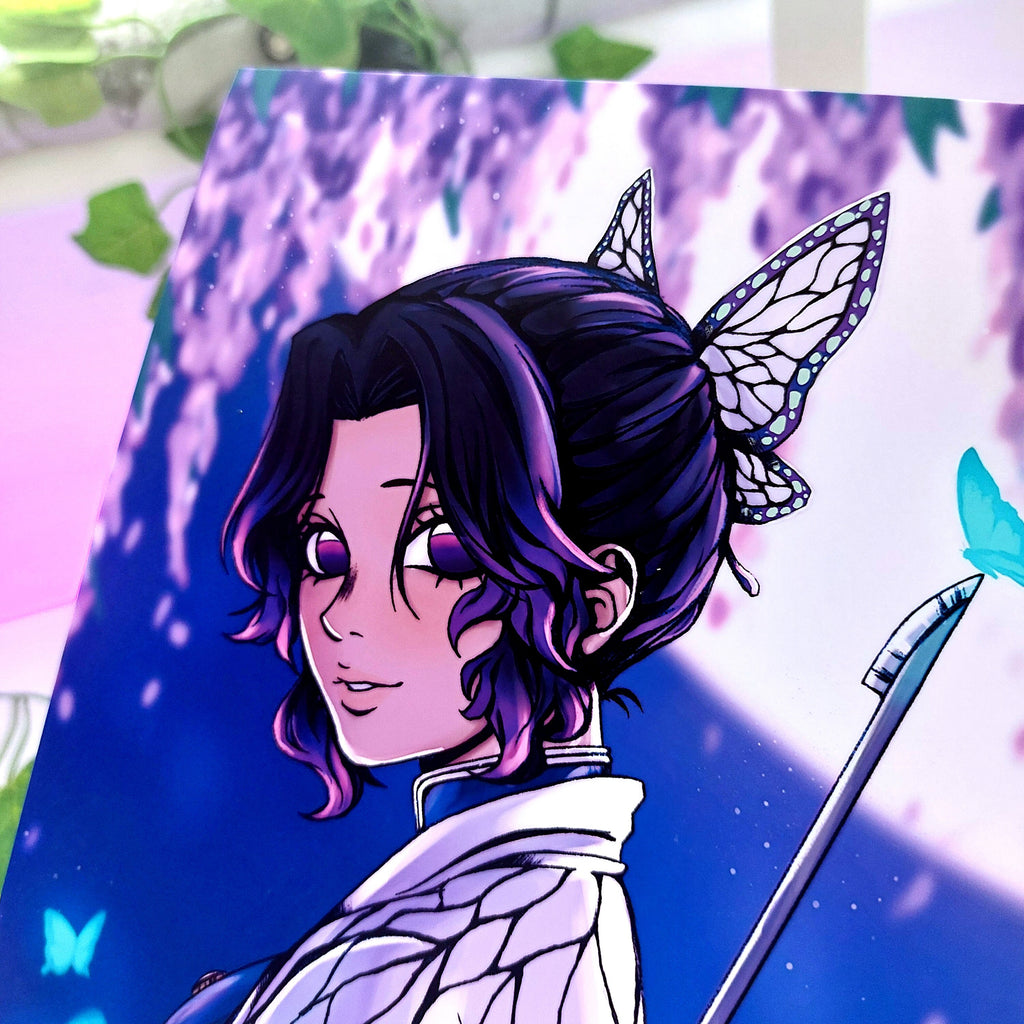 Butterfly Sword Fighter Print