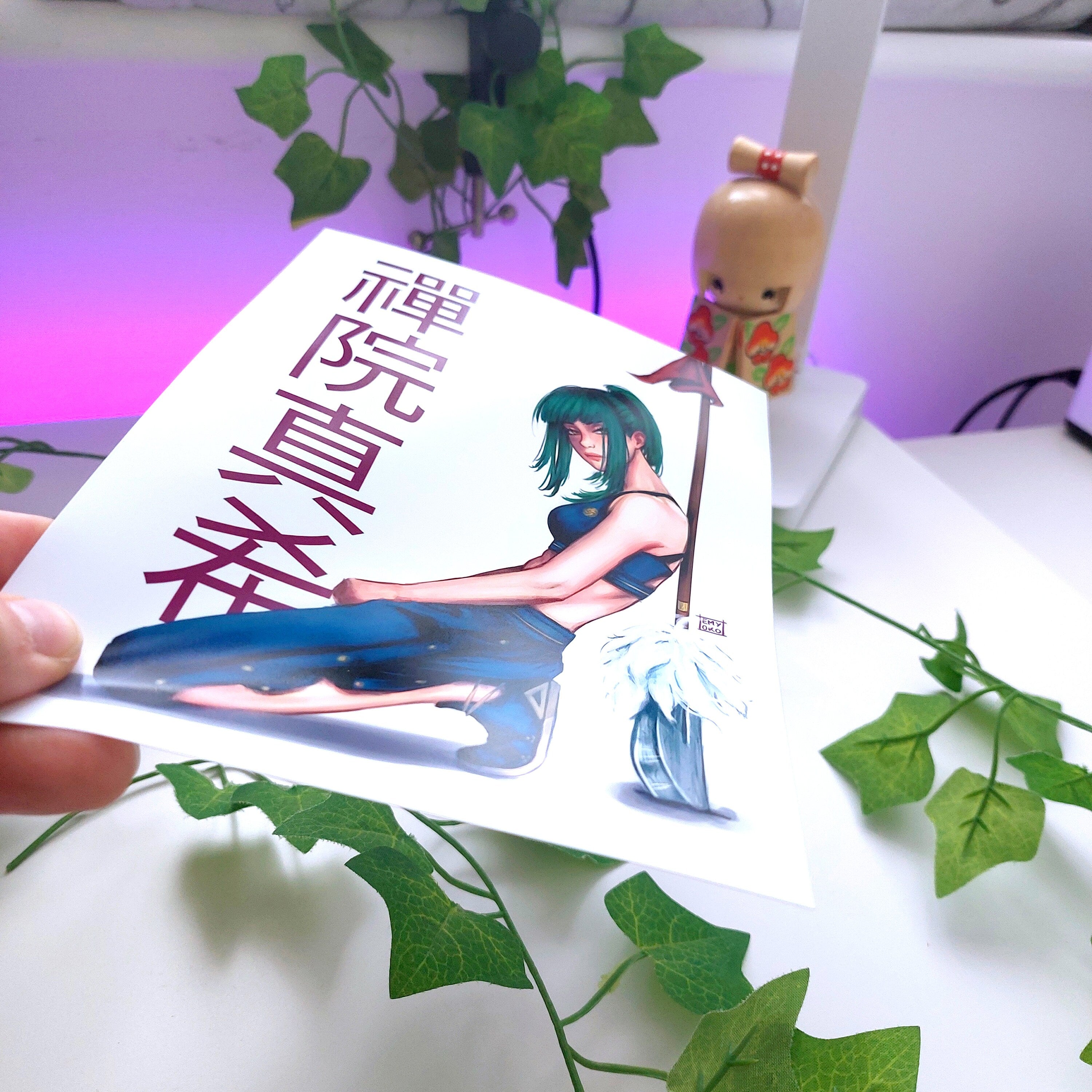 Curse Anime Inspired Print 6