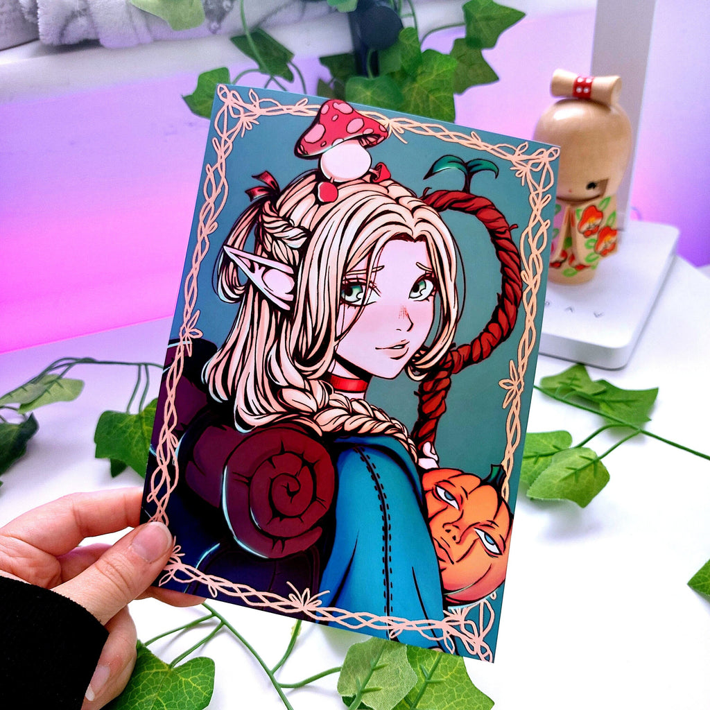 Dungeon Cooking Anime Inspired Print