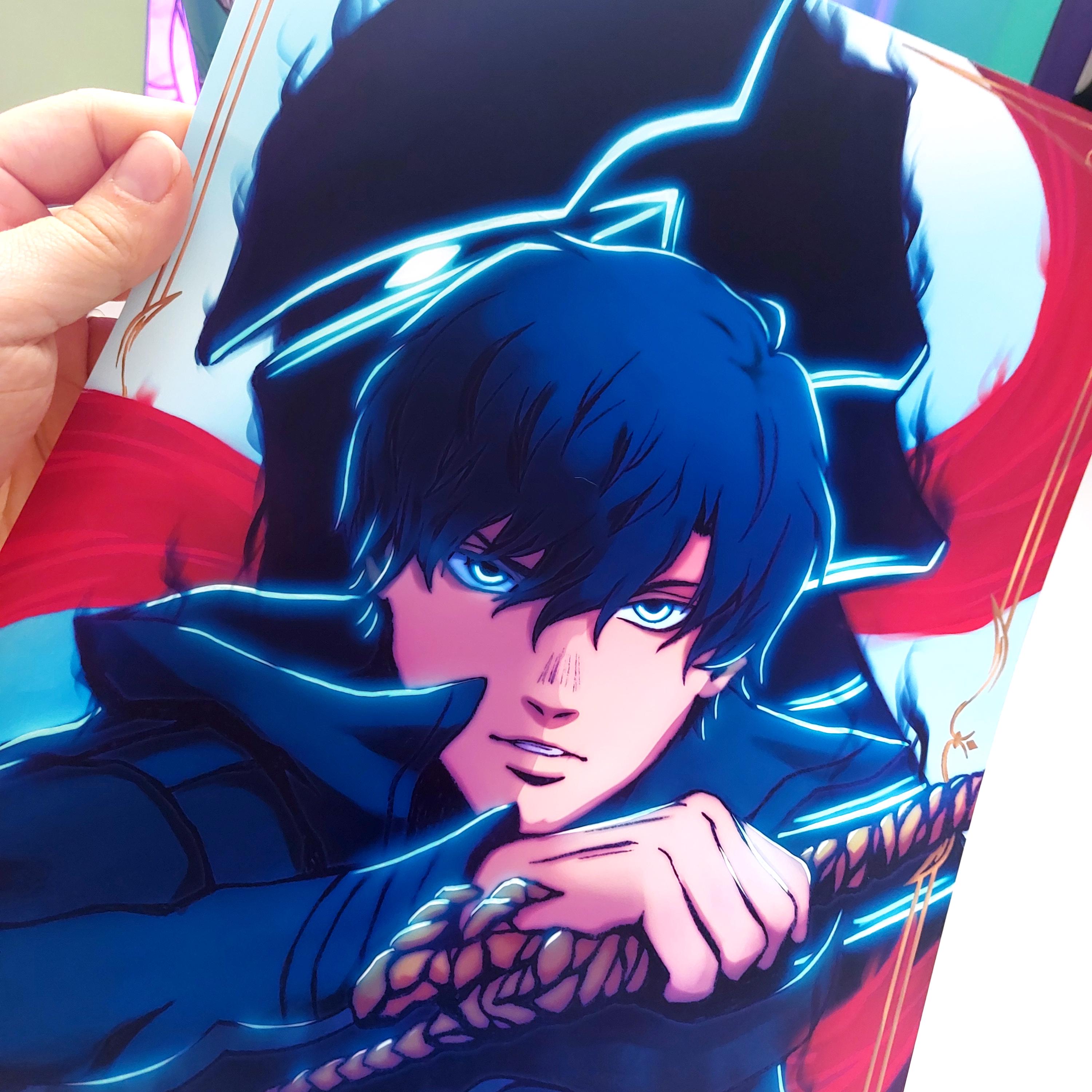 Levelling Anime Inspired Print