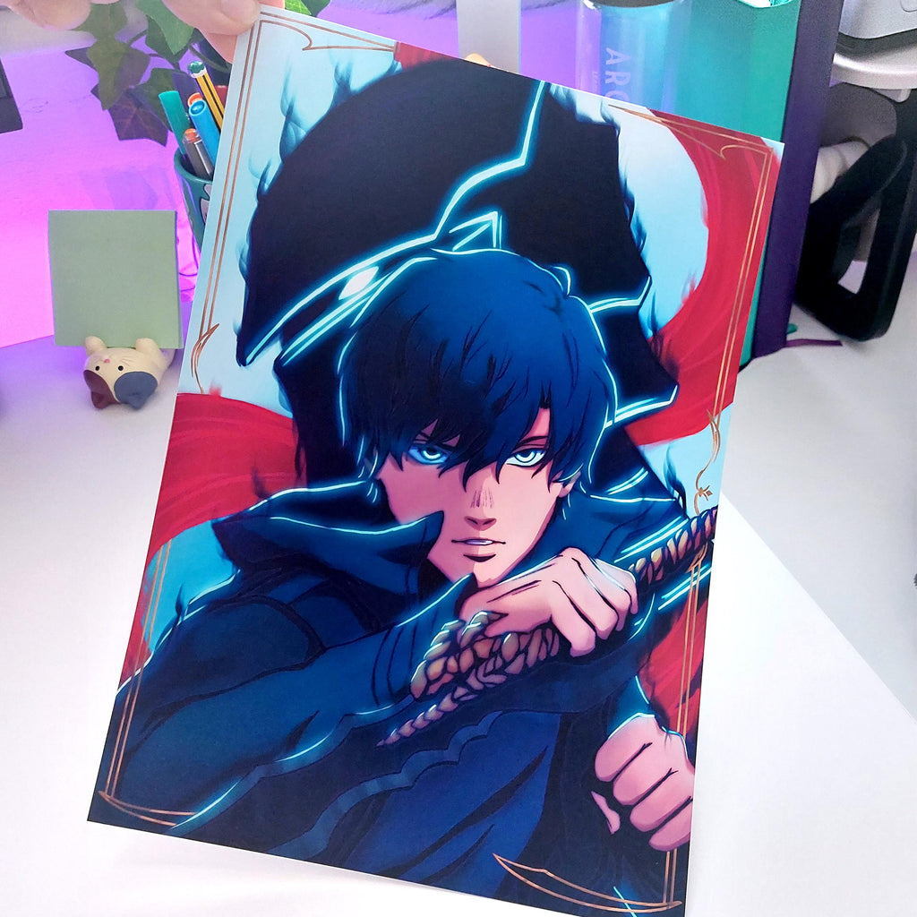 Levelling Anime Inspired Print