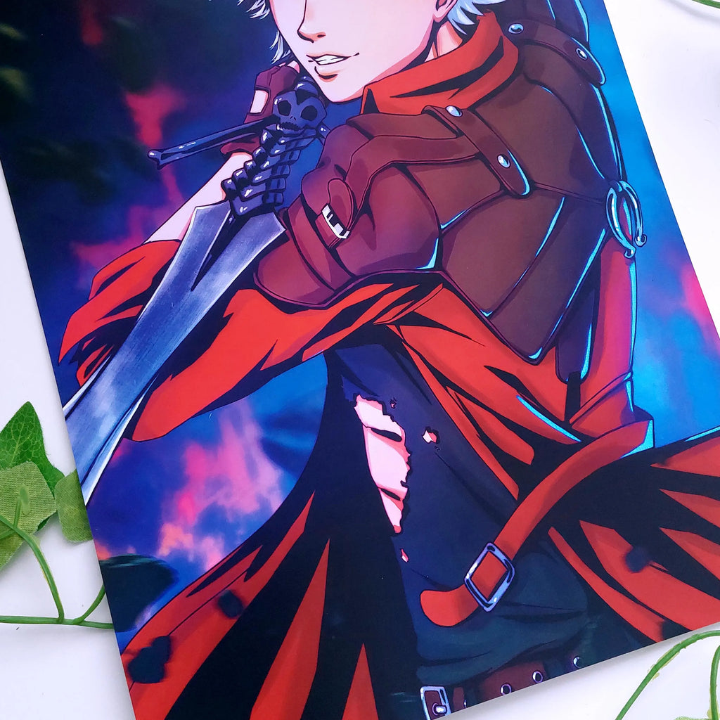 Demon Hunter Inspired Game Print 1