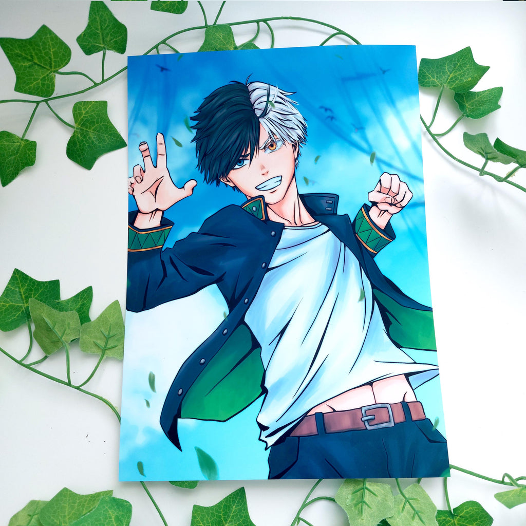 Street Fighting Anime Inspired Print