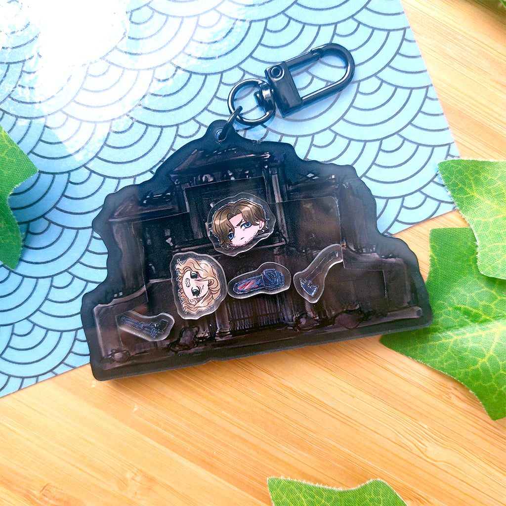 Horror Game Inspired Shaker Keychain