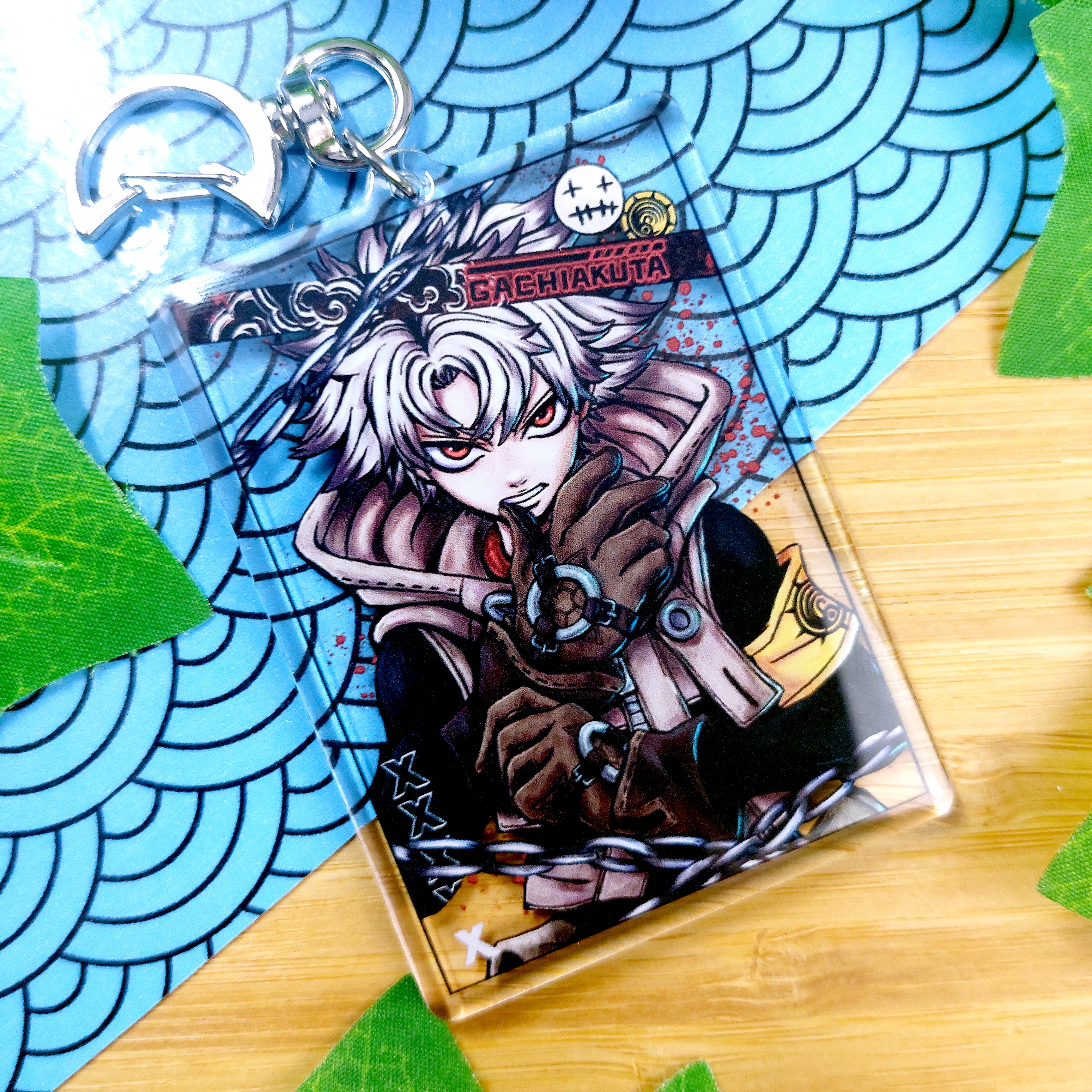 Trash Anime Inspired Keychain 2