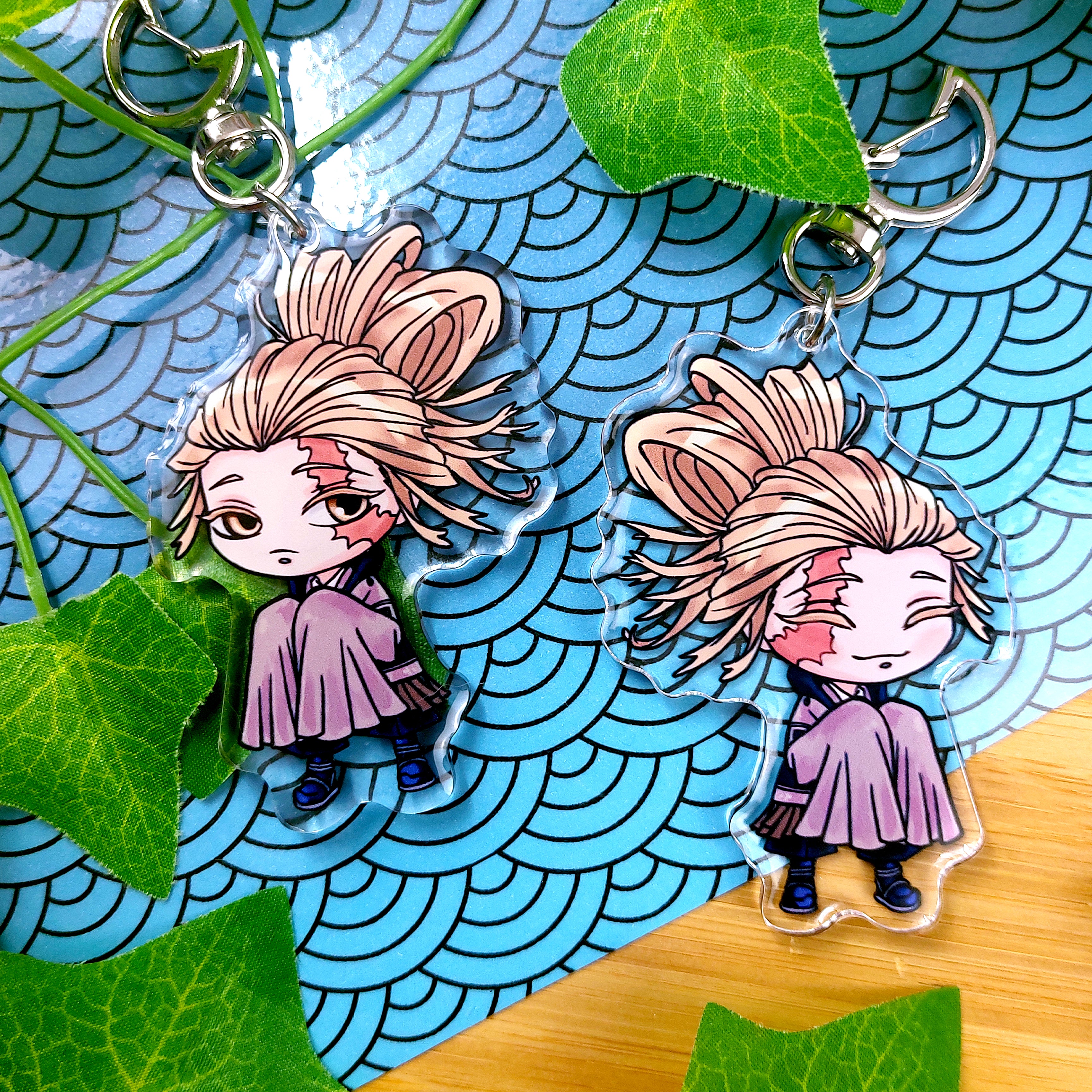 Trash Anime Chibi Keychain 1