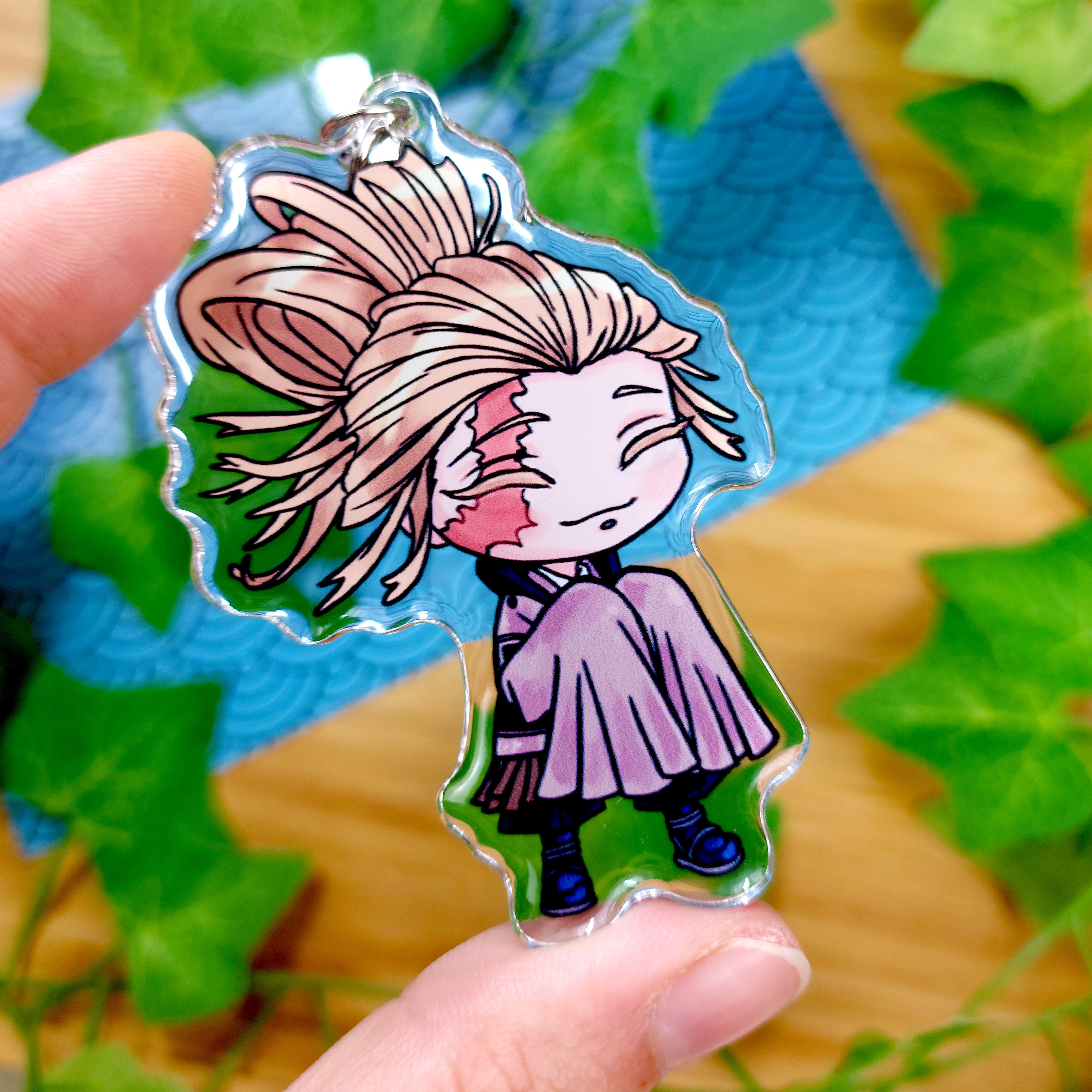 Trash Anime Chibi Keychain 1