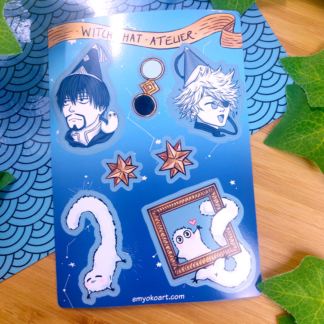 Witch Magical Anime Sticker Sheets