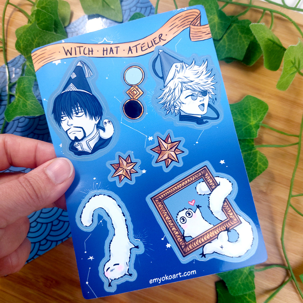 Witch Magical Anime Sticker Sheets