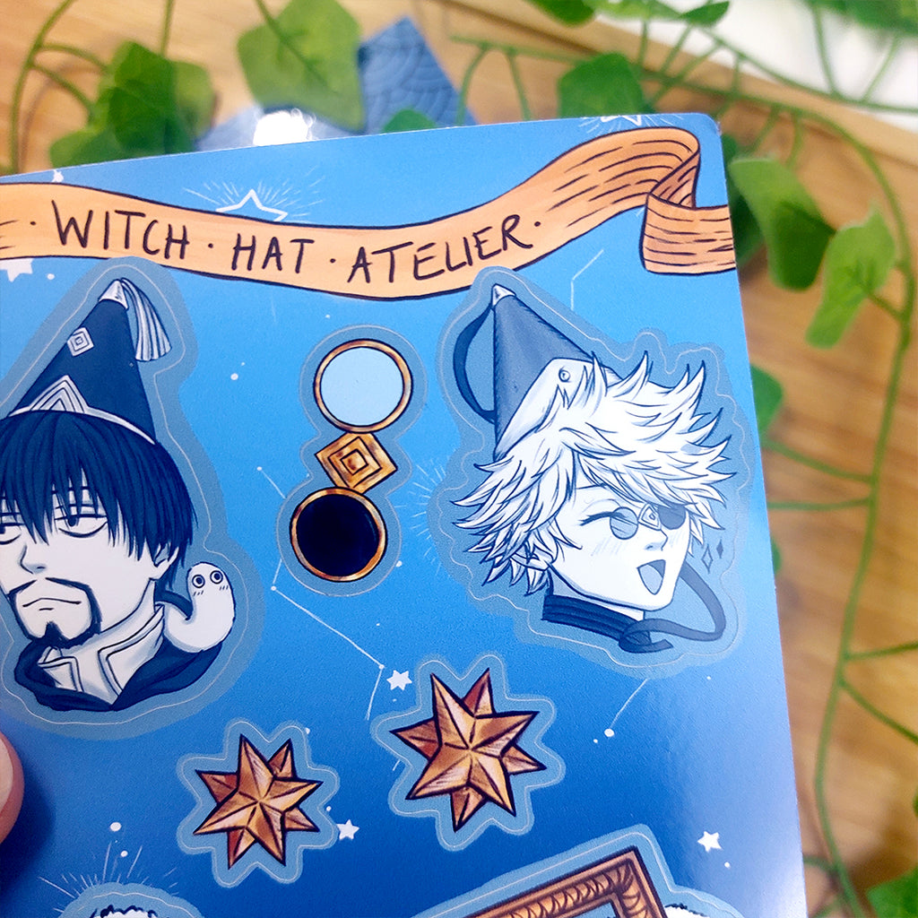 Witch Magical Anime Sticker Sheets