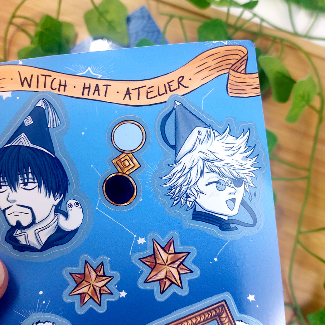 Witch Magical Anime Sticker Sheets