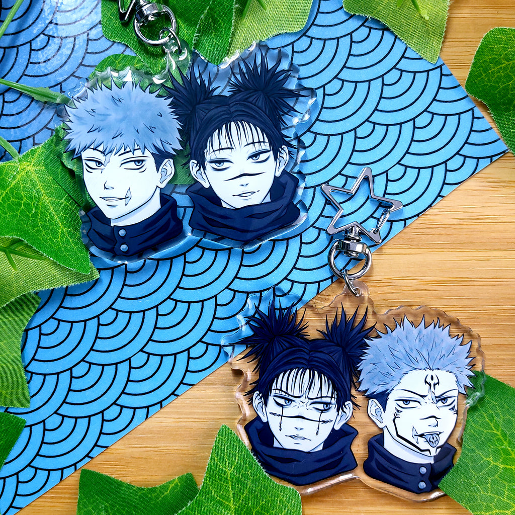 Cursed Sorcerer Anime Keychain 2