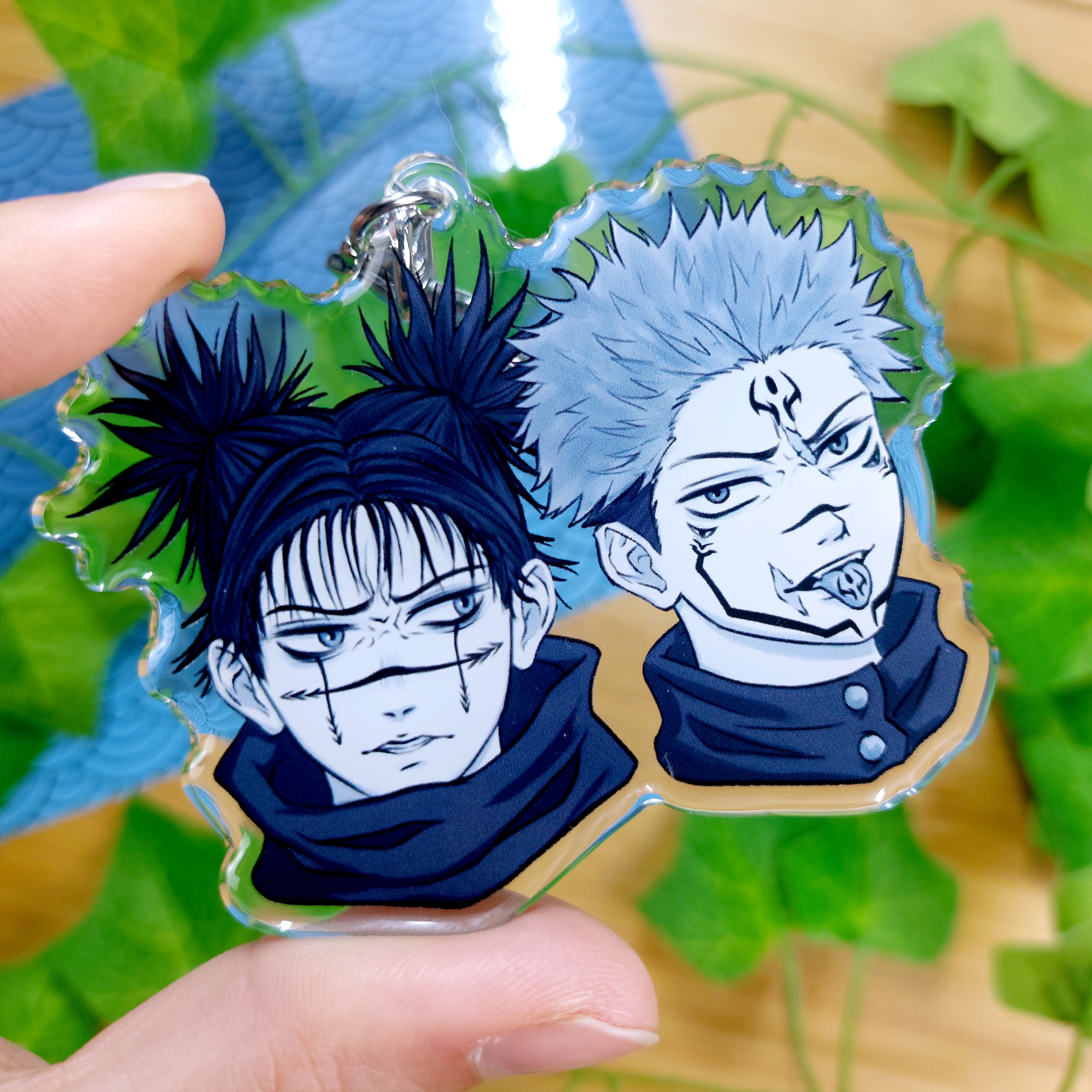 Cursed Sorcerer Anime Keychain 2
