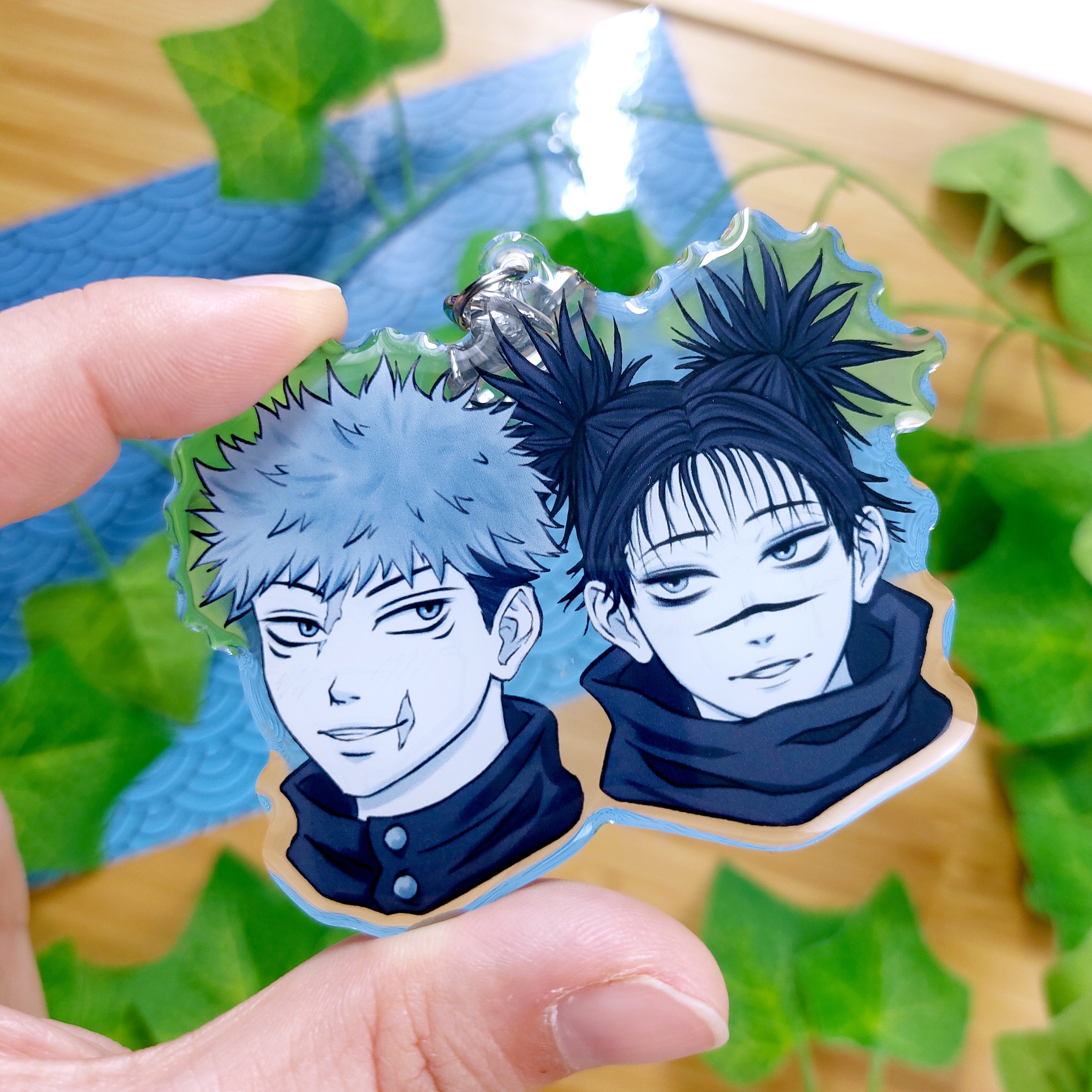 Cursed Sorcerer Anime Keychain 2